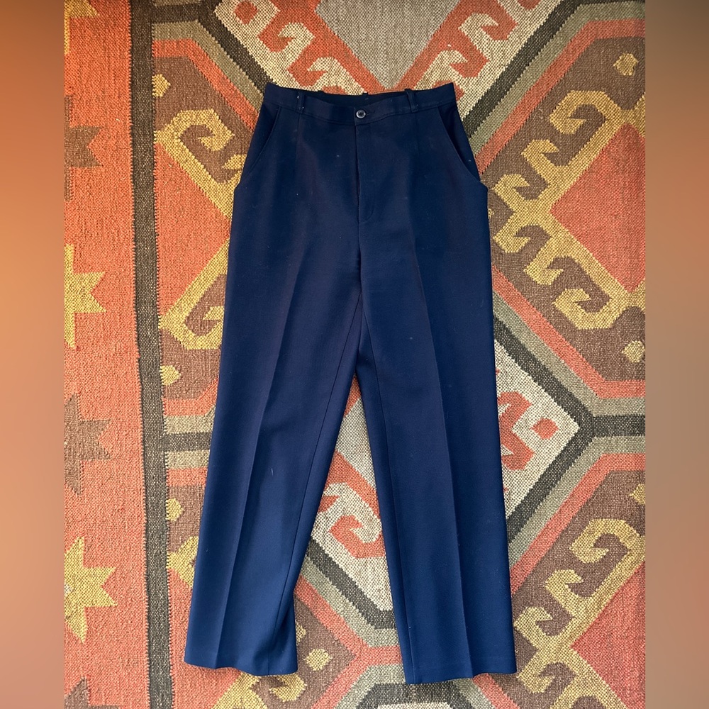 Vintage Levis Bend Over Tailored Pant Navy